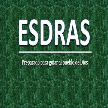 Esdras PPT