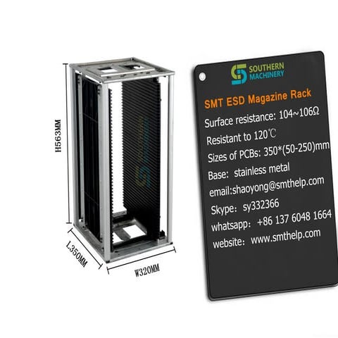 Esd smt magazinerack Juki nozzle 