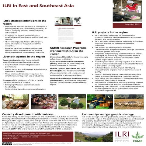 ILRI in East and Southeast Asia