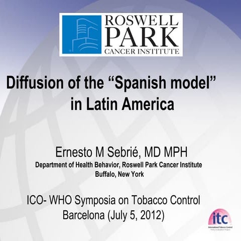 Diffusion of the “spanish model”  in latin america
