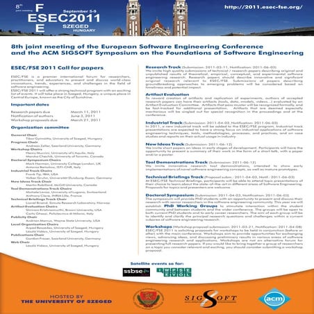 ESEC/FSE 2011 CFP - A4