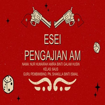 ESEI PENGAJIAN AM: EKONOMI