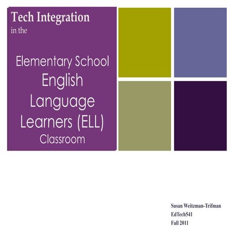 ES ELL Tech Integration with detailed information