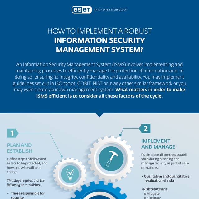 How to implement a robust information security management system?