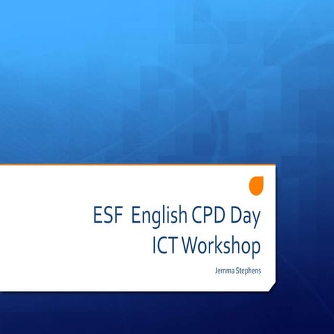 Esf ict cpd day