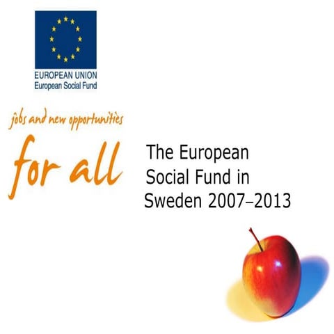 European Social Funds in Sweden 