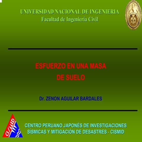 Esfuerzo en una masa de suelo