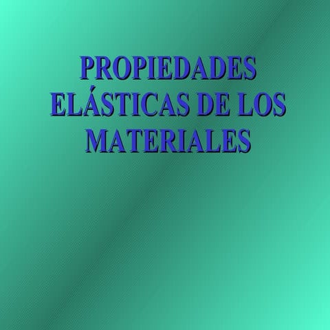 Esfuerzo y deformacion