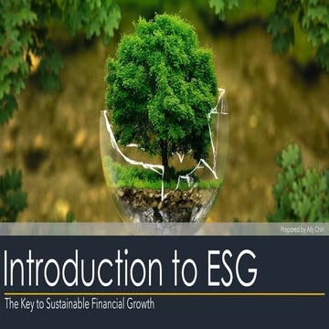 ESG Explained - Introduction