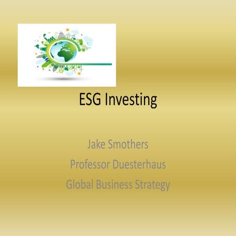 ESG Investing