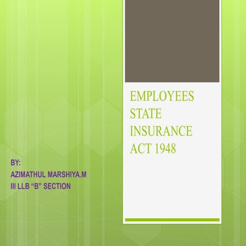 ESI ACT1948 | PPTX