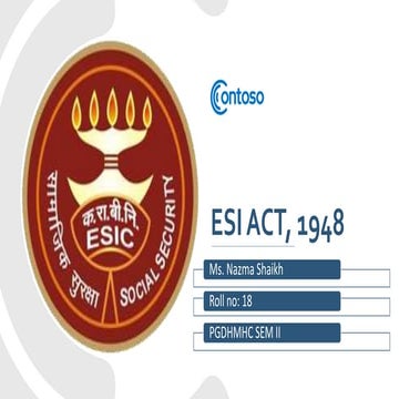 ESIC ACT 1948