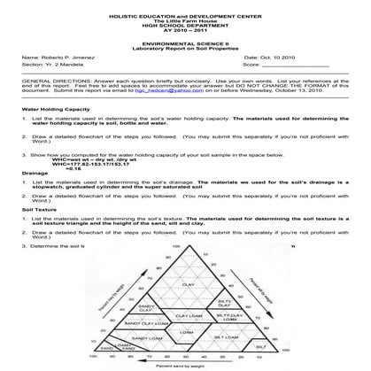 Es ii soil properties