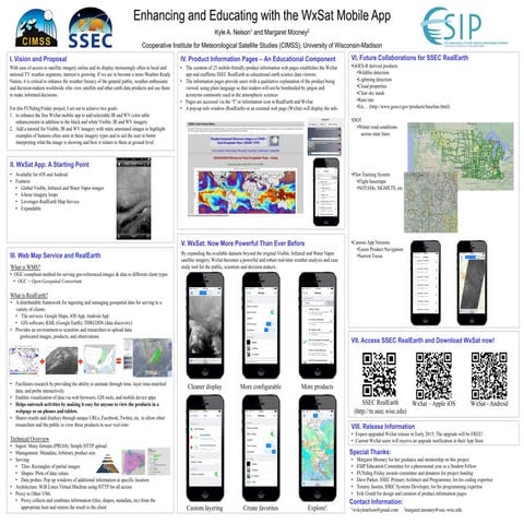 Poster: Enhancing and Educating with the WxSat Mobile App