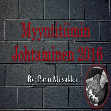 Myyntitiimin johtaminen by Panu Musakka