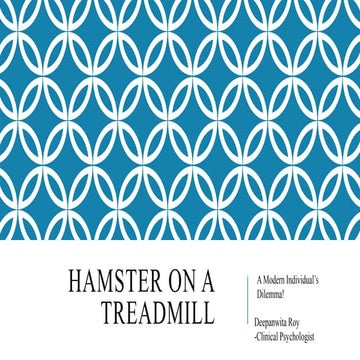 Hamster on a Treadmill: Work Life Balance