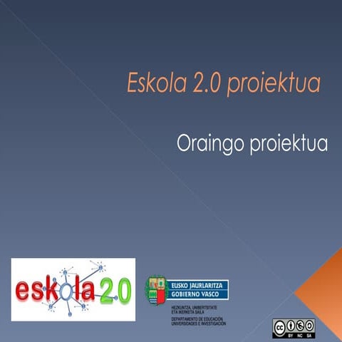 Eskola 2.0 Proiektua 