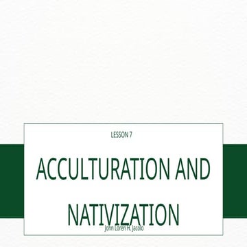 ESL1 (5012)- Lesson 7- Acculturation and Nativization Model.pptx
