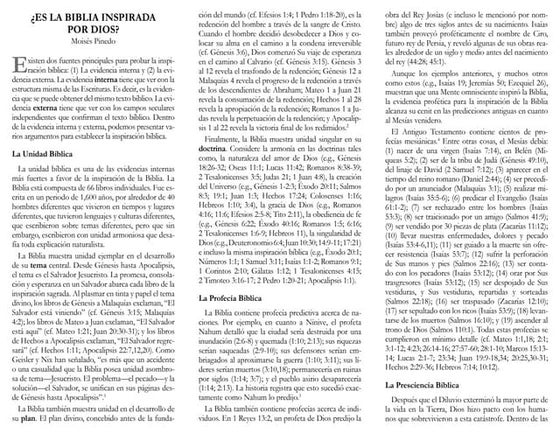Es la biblia inspirada por dios