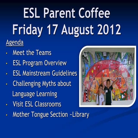parents meeting conversation in english