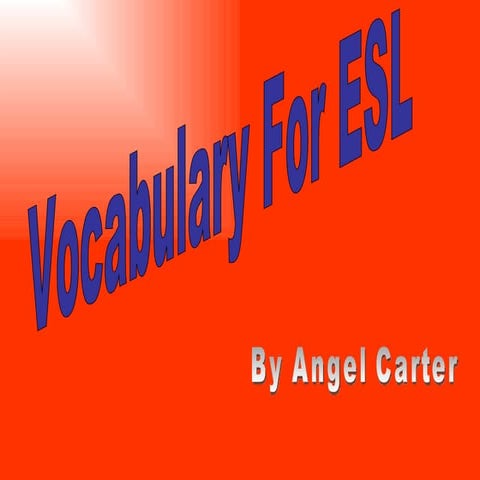 Esl powerpoint | PPT