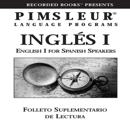 Pimsleur english for spanish speakers i jpr504 | PDF