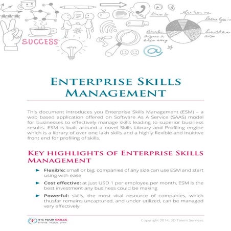 ESM - helping you manage skills effectively