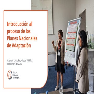 Introducción al proceso de los Planes Nacionales de Adaptación