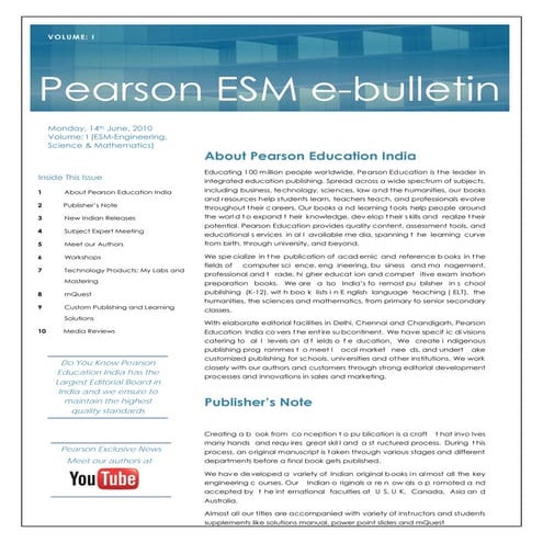 Esm e bulletin