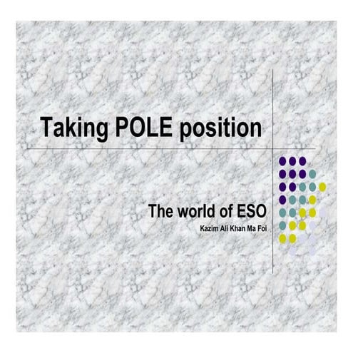 ESO - India by Kazim Ali Khan Ma Foi