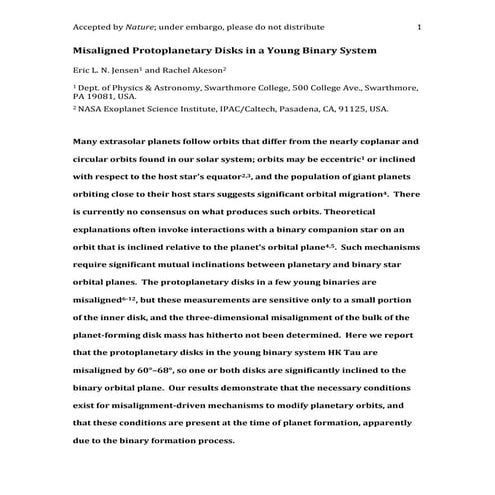 Misaligned Protoplanetary Disks in a Young Binary Star System