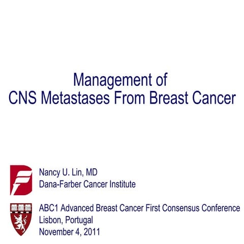 ABC1 - L.U. Lin - Brain metastasis