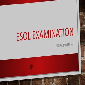 Esol examination