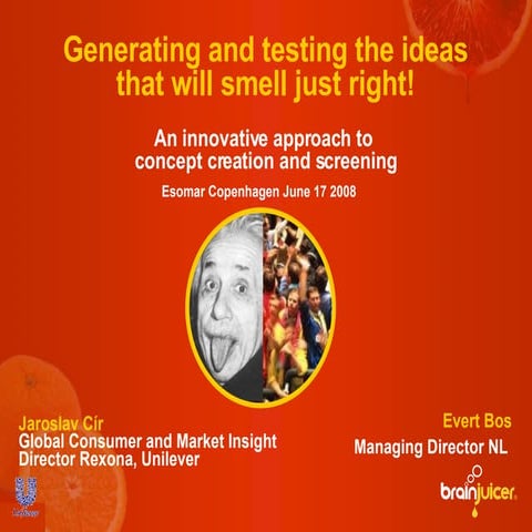 Esomar Innovation presentation June 2008