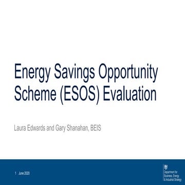 ESOS Assessment Presentation | PPT