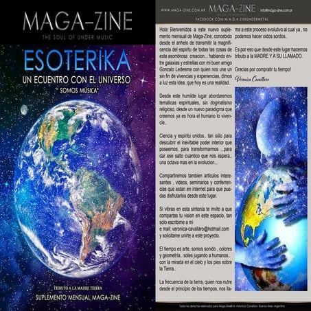 SUPLEMENTO ESOTERIKA NRO 1 REVISTA MAGA-ZINE