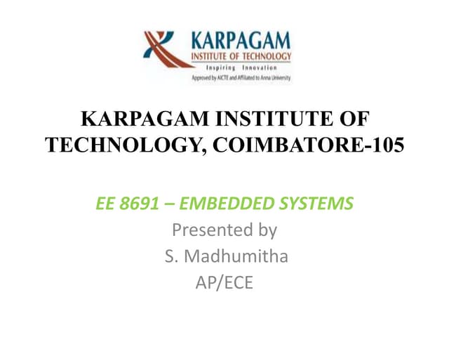 EMBEDDED SYSTEMS overview