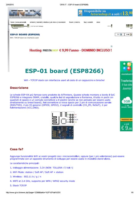 esp8266 Wifi 4 PIC