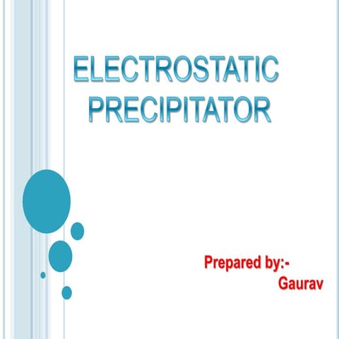 ESP (Electrostatic precipitator)