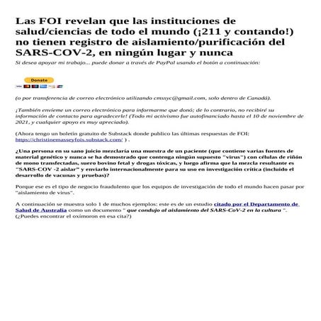 ESP - FOIs reveal that health_science institutions around the world (211 and ...