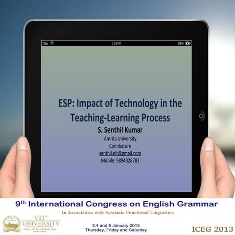 ESP: Impact of Technology in the Teaching-Learning Process