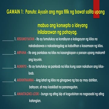 2024 EsP 10-Layunin, paraan, sirkumstansya at kahihinatnan ng makataong ...