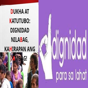 Ano ang dignidad esp g10 | PPTX