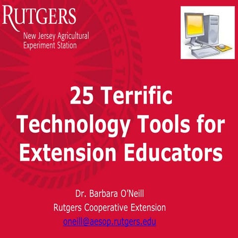 25 Terrific Technology Teaching Tools for Extension Educators-10-16-extra slide