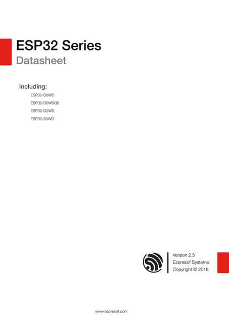 Esp32 datasheet