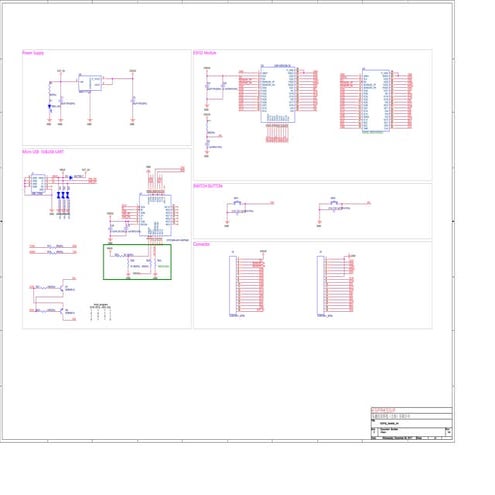 Comprehensive ESP32 DevKitC V4 Module Pinout and Circuit Diagram | PDF