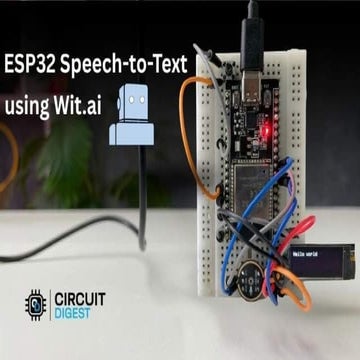 ESP32 Speech-to-Text System Using Wit.ai
