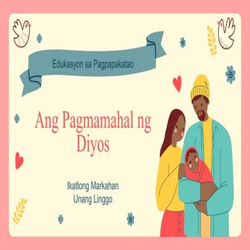 ESP 3RD QT WEK 1.pptx ANG PAGMAMAHAL SA DIYOS