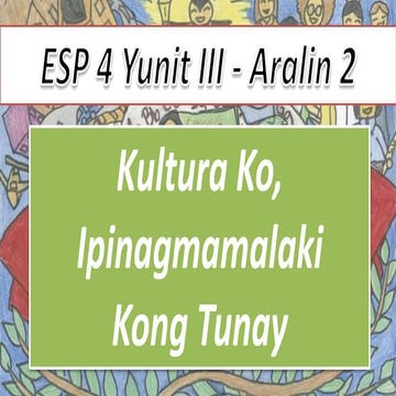 Esp 4 YIII Aralin 2