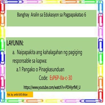 ESP6, Q2, WEEK 1, DAY 1- PANGAKO O PINAGKASUNDUAN.pptx